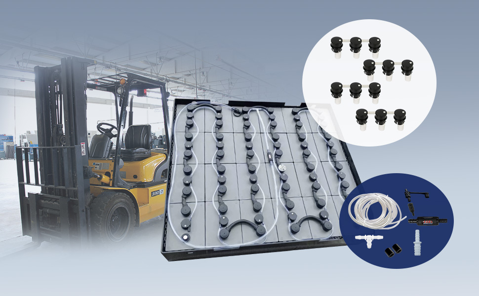 叉車蓄電池電瓶為什么要用補水系統？